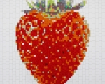 Red Strawberry 3D