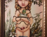 Virgin of Earthly Delights No.1 - 18 in. x36 in. Oil on canvas