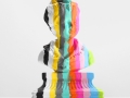 Bust-of-a-Boy-With-Stripes---paint-on-found-ceramic---2013---9-x-5,5-x-4---005