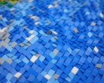 Blue Strawberry 3D detail