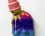 "Cone Head Cry Baby" (neon)