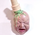 "Cone Head Cry Baby" (pistachio)