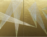 3 PANEL GOLD STINGRAY
