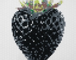 Black Strawberry 3D