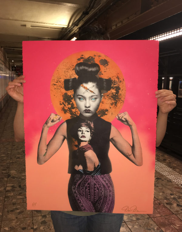 "Night Time Is My Time" (Orange moon)  by DeeDee